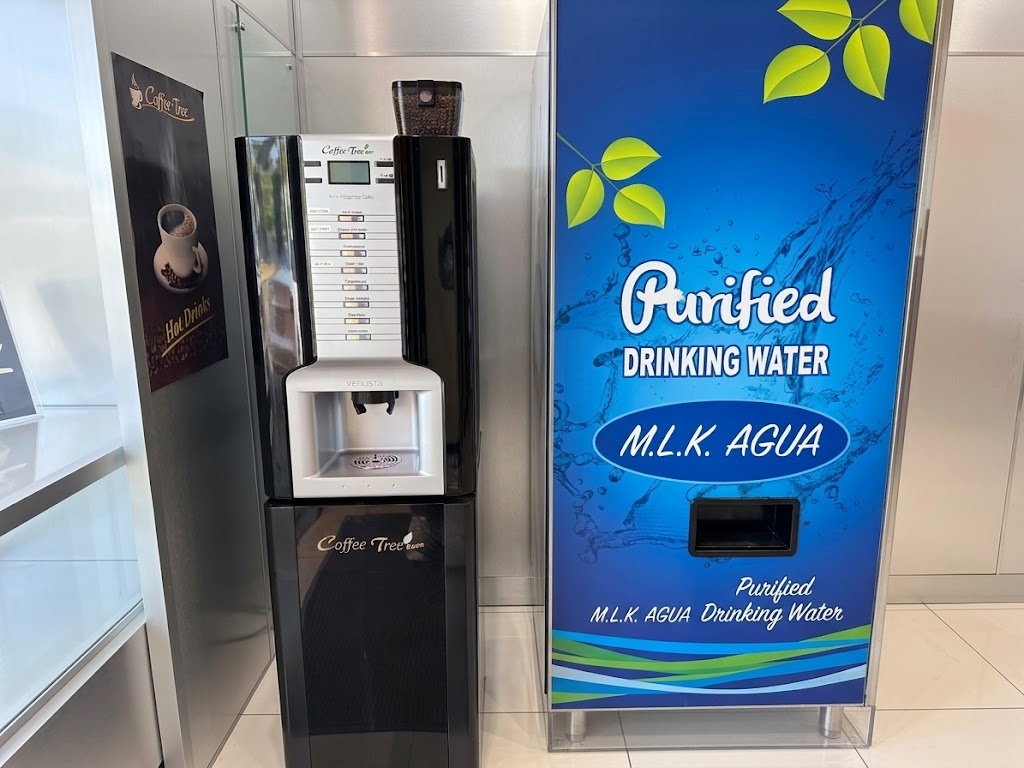 Coffee and purified water vending